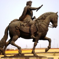 Fig. 2. Manuél Tolsá, monumento equestre a Carlo IV, comunemente noto come El Caballito, 1803.