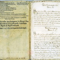 “Sollevazione di Tommaso Aniello di Napoli”. Manoscritto A. Molini (Biblioteca Universitaria di Bologna, ms. 2466). Storicamente.org
Copyright © Alma Mater Studiorum Università di Bologna – Biblioteca Universitaria di Bologna. All rights reserved. È vietata la riproduzione o duplicazione con qualsiasi mezzo.