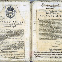 “Sollevazione di Tommaso Aniello di Napoli”. Manoscritto A. Molini (Biblioteca Universitaria di Bologna, ms. 2466). Storicamente.org
Copyright © Alma Mater Studiorum Università di Bologna – Biblioteca Universitaria di Bologna. All rights reserved. È vietata la riproduzione o duplicazione con qualsiasi mezzo.