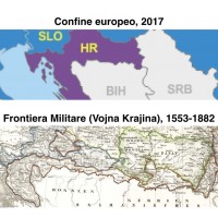 Fig. 1. L’attuale confine EU e la Vojska Krajna