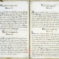 “Sollevazione di Tommaso Aniello di Napoli”. Manoscritto A. Molini (Biblioteca Universitaria di Bologna, ms. 2466). Storicamente.org
Copyright © Alma Mater Studiorum Università di Bologna – Biblioteca Universitaria di Bologna. All rights reserved. È vietata la riproduzione o duplicazione con qualsiasi mezzo.