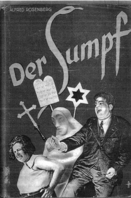 Friedrich Kremer. Copertina per il libro di Alfred Rosenberg Der Sumpf. Querschnitte durch das 