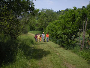 Visita dei soci di Campiaperti all'azienda agricola biologica Giovanni Cambi (