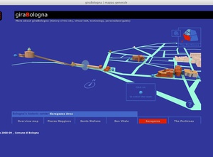 Fig. 5.
Quartiere Saragozza, Bologna. Mappa di dettaglio dell'area.